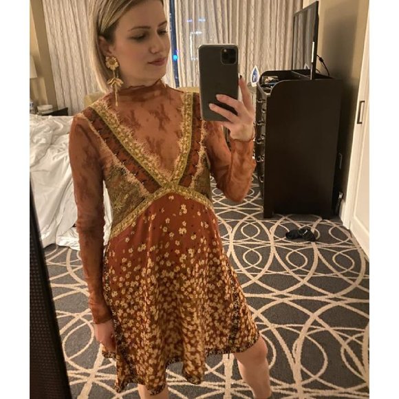 FREE PEOPLE East Willow Trapeze Slip Dress NEW WITH TAGS - Picture 2 of 6